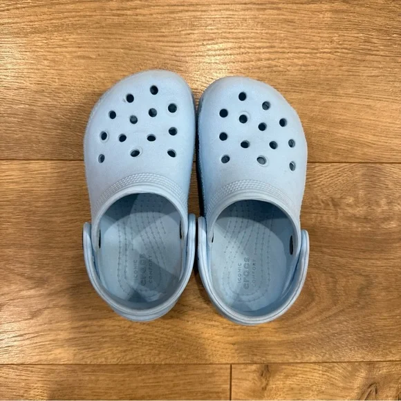 Crocs Toddler Light Blue Clogs Size 8 C - Picture 2 of 7